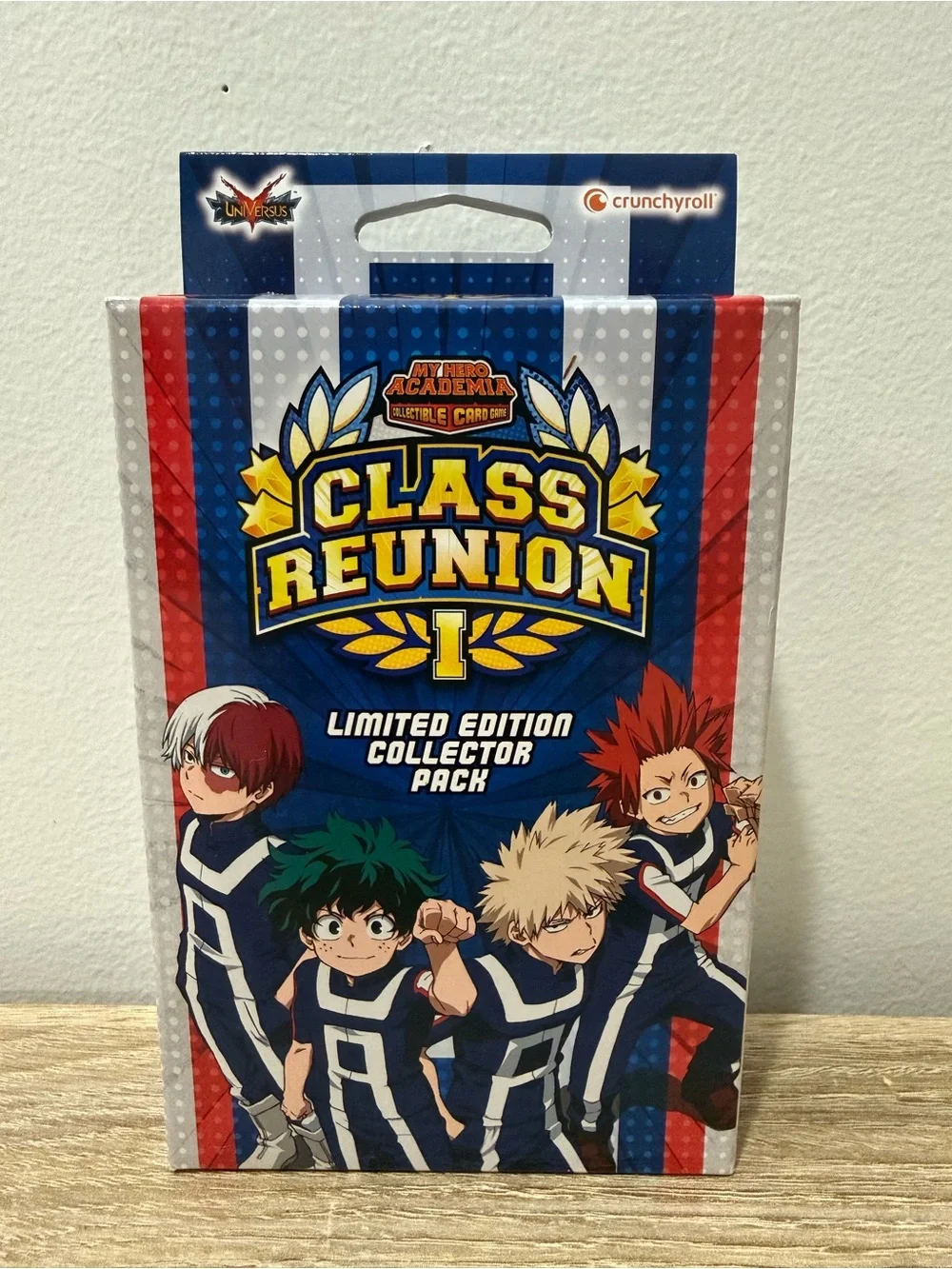 My Hero Academia CCG Class Reunion I Limited Edition Collector Pack Sealed Box